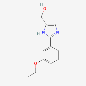 2-(3-Ethoxyphenyl)imidazole-5-methanol