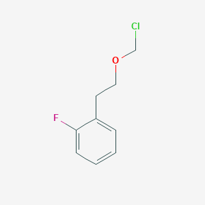 1-[2-(Chloromethoxy)ethyl]-2-fluorobenzene