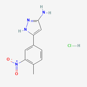 3-Amino-5-(4-methyl-3-nitrophenyl)pyrazole Hydrochloride