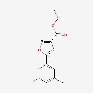 5-(3,5-Dimethylphenyl)-3-isoxazolecarboxylic acid ethyl ester