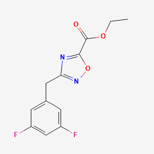 Ethyl 3-(3,5-difluorobenzyl)-1,2,4-oxadiazole-5-carboxylate