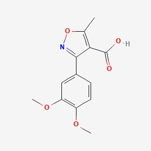 3-(3,4-Dimethoxyphenyl)-5-methylisoxazole-4-carboxylic acid