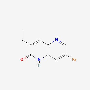 7-Bromo-3-ethyl-1,5-naphthyridin-2(1H)-one