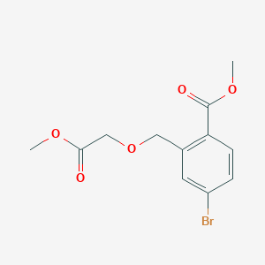 Methyl 4-bromo-2-[(2-methoxy-2-oxoethoxy)methyl]benzoate