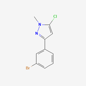 3-(3-Bromophenyl)-5-chloro-1-methyl-1H-pyrazole