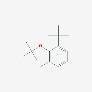 molecular formula C15H24O B13701904 2-(tert-Butoxy)-3-(tert-butyl)toluene 