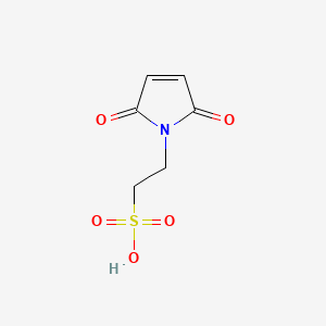 molecular formula C6H7NO5S B1370191 2,5-二氢-2,5-二氧代-1H-吡咯-1-乙磺酸 CAS No. 52338-78-0