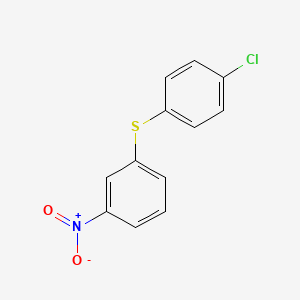 molecular formula C12H8ClNO2S B13701931 (4-Chlorophenyl)(3-nitrophenyl)sulfane 