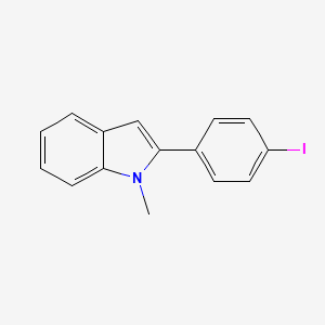 molecular formula C15H12IN B13701945 2-(4-Iodophenyl)-1-methylindole 