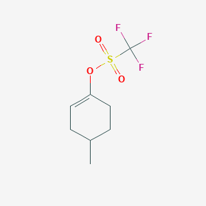 molecular formula C8H11F3O3S B13701952 4-Methyl-1-cyclohexen-1-yl trifluoromethanesulfonate 