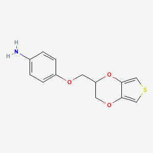 4-((2,3-Dihydrothieno[3,4-b][1,4]dioxin-2-yl)methoxy)aniline