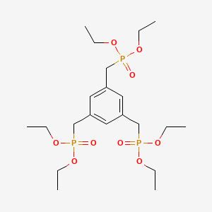 molecular formula C21H39O9P3 B13701997 Hexaethyl (benzene-1,3,5-triyltrimethanediyl)tris(phosphonate) 