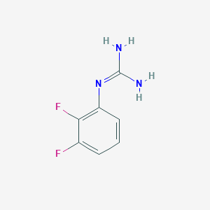 molecular formula C7H7F2N3 B13702004 1-(2,3-Difluorophenyl)guanidine 