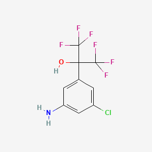 2-(3-Amino-5-chlorophenyl)-1,1,1,3,3,3-hexafluoro-2-propanol