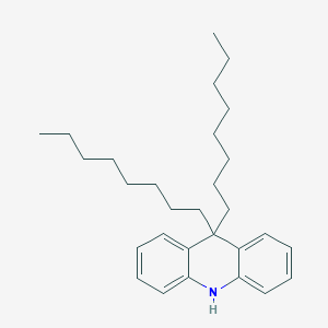 molecular formula C29H43N B13702045 9,9-Dioctyl-9,10-dihydroacridine 