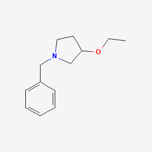 molecular formula C13H19NO B1370206 1-Benzyl-3-ethoxypyrrolidine CAS No. 46441-02-5