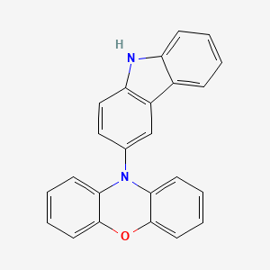 molecular formula C24H16N2O B13702060 10-(9H-Carbazol-3-yl)-10H-phenoxazine 