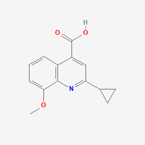 2-Cyclopropyl-8-methoxyquinoline-4-carboxylic Acid