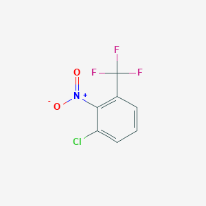 molecular formula C7H3ClF3NO2 B1370210 3-氯-2-硝基苯三氟化物 CAS No. 386-70-9