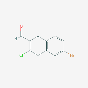 6-Bromo-3-chloro-1,4-dihydronaphthalene-2-carbaldehyde