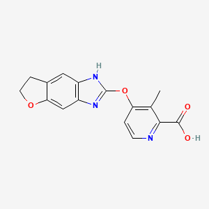 4-((6,7-Dihydro-3H-benzofuro[5,6-d]imidazol-2-yl)oxy)-3-methylpicolinic acid