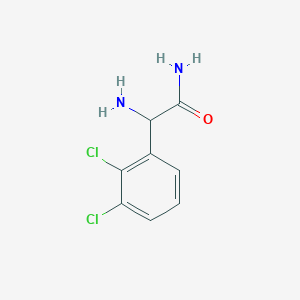 molecular formula C8H8Cl2N2O B13702128 2-Amino-2-(2,3-dichlorophenyl)acetamide 