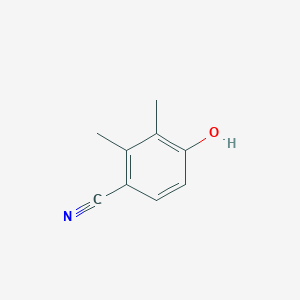 molecular formula C9H9NO B1370219 4-羟基-2,3-二甲基苯甲腈 CAS No. 448961-58-8