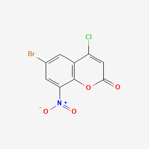 6-Bromo-4-chloro-8-nitrocoumarin