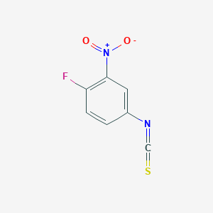 molecular formula C7H3FN2O2S B13702247 4-Fluoro-3-nitrophenylisothiocyanate 