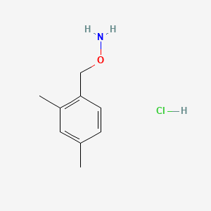 molecular formula C9H14ClNO B13702335 O-(2,4-Dimethylbenzyl)hydroxylamine Hydrochloride 