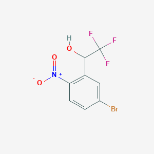 1-(5-Bromo-2-nitrophenyl)-2,2,2-trifluoroethan-1-ol