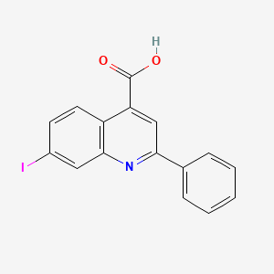 7-Iodo-2-phenylquinoline-4-carboxylic Acid