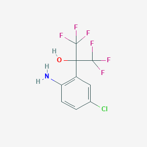 2-(2-Amino-5-chloro-phenyl)-1,1,1,3,3,3-hexafluoro-propan-2-ol