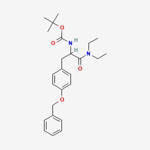 (S)-3-[4-(Benzyloxy)phenyl]-2-(Boc-amino)-N,N-diethylpropanamide