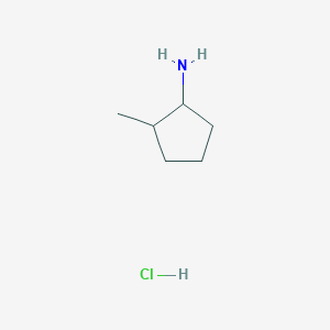 molecular formula C6H14ClN B1370243 2-甲基环戊胺盐酸盐 CAS No. 5454-76-2