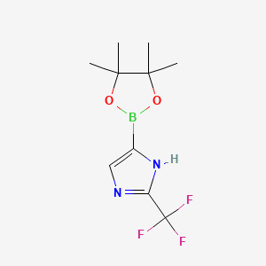 2-(Trifluoromethyl)-1H-imidazole-4-boronic Acid Pinacol Ester