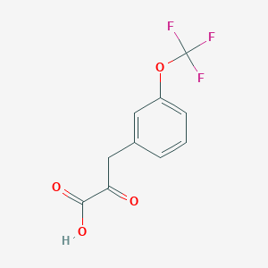 2-Oxo-3-[3-(trifluoromethoxy)phenyl]propanoic acid