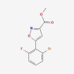 Methyl 5-(2-Bromo-6-fluorophenyl)isoxazole-3-carboxylate