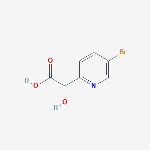 molecular formula C7H6BrNO3 B13702529 2-(5-Bromo-2-pyridyl)-2-hydroxyacetic Acid CAS No. 1335053-53-6