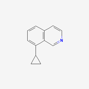 molecular formula C12H11N B13702573 8-Cyclopropylisoquinoline 