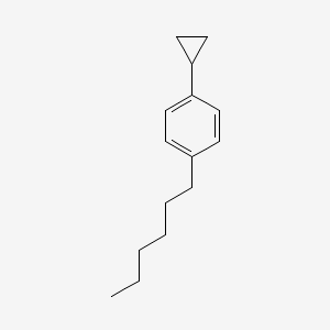 1-Cyclopropyl-4-hexylbenzene