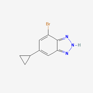 4-Bromo-6-cyclopropyl-1H-benzo[d][1,2,3]triazole