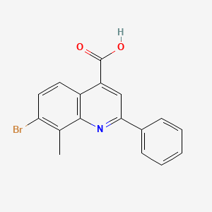 7-Bromo-8-methyl-2-phenylquinoline-4-carboxylic Acid