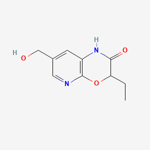 3-Ethyl-7-(hydroxymethyl)-1H-pyrido[2,3-b][1,4]oxazin-2(3H)-one