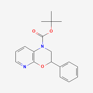 1-Boc-3-phenyl-2,3-dihydro-1H-pyrido[2,3-b][1,4]oxazine