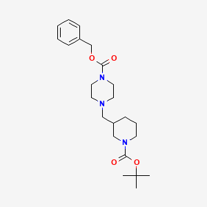 (S)-1-Cbz-4-[(1-Boc-3-piperidyl)methyl]piperazine