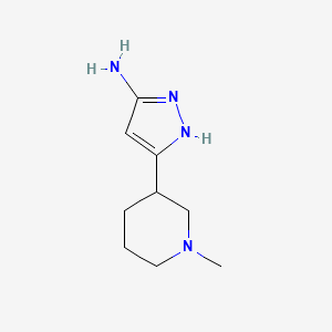 3-Amino-5-(1-methyl-3-piperidyl)pyrazole