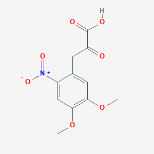 3-(4,5-Dimethoxy-2-nitrophenyl)-2-oxopropanoic acid