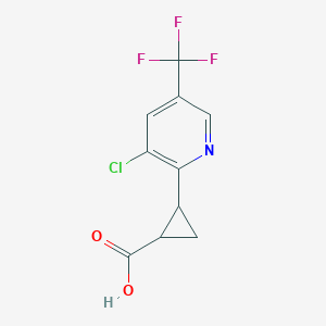 2-[3-Chloro-5-(trifluoromethyl)-2-pyridyl]cyclopropanecarboxylic Acid