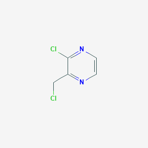 molecular formula C5H4Cl2N2 B1370283 2-氯-3-(氯甲基)吡嗪 CAS No. 45660-95-5